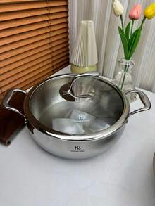 Nồi nấu sữa, súp, lẩu, chảo rán hình quả táo mới, làm bằng thép không gỉ 18/10 dày dặn, nguyên khối, tương thích với bếp từ và bếp ga. - Xem 9