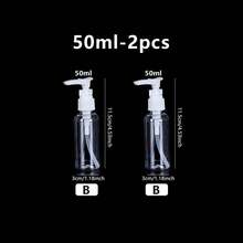 1个透明旅行乳液瓶，便携式塑料可填充化妆品容器 - 無色 - 查看 18