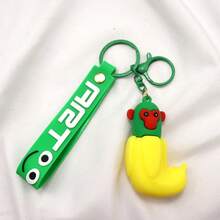 Shanhaijing Figurine Keychain - Cartoon Pendant - Funny Abstract Wooden Doll - Shark Charm - AI Monster Tales - Birthday Gift - Holiday Gift - Multicolor - View 14