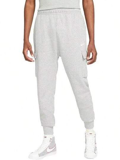 Nike Swoosh SS25 Stylish And Comfortable Mid-Rise Knit Sweatpants For Men