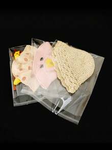 100pcs OPP Self-Adhesive Bags Wholesale, Clothing Shirt Packaging Self-Sealing Transparent Plastic Bags - Multicolor - View 6