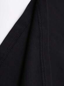 -Shirt Featuring A Playful Space Man With Ripple XRP And Cryptocurrency Themes - Black - View 4