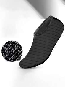 1/3/5双随机加厚蜂窝底沙滩袜，防滑防割耐磨瑜伽健身地板徒步赤脚鞋袜 - 彩色 - 查看 17