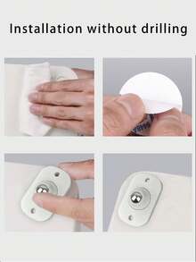 4/8pcs Swivel Casters, Bullseye Swivel Balls, Miniature Bearing Nylon Swivel Balls, Suitable For Small Devices, Smooth Rolling - Beige - View 11