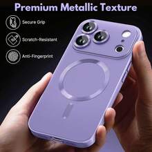 Hadaasi 1 buah Casing Ponsel Hadas Soft Metallic Purple, Cocok untuk iPhone 17e, 17, 17 Air, 17 Pro, 17 Pro Max, Dilengkapi fitur tahan gores, tahan benturan, dan perlindungan kamera penuh dalam desain ultra tipis, Kompatibel dengan iPhone 13, 11, 16 Pro Max, 15, 14, 12, 16e, Versi Internasional, Bukan Versi Domestik - Purple - View 6