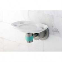 Kingston Brass BA8216C Concord - Soporte para Cepillo para Polvo de Dientes y Vasos Chapado en Cromo Pulido - Cromo pulido - Ver 5
