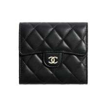 CHANEL Classic Flap CF Women's Black Quilted  Wallet - AP0231-Y01295-C3906 - 查看 1