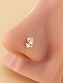 1个新款L型鼻环，适合日常佩戴 - 彩色 - 查看 7