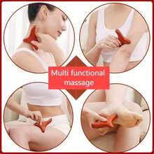 Wood Trigger Point Massage Tools & Acupoint Pen Set Wood Massage For Whole-Body Foot Back Legs Guasha Relax - Brown - View 6