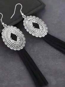 复古波西米亚流苏耳环，欧美个性化西部风格耳环 - 蝴蝶型 - 查看 7