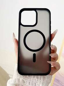 Defender MagSafe 磁吸保护壳，柔软防震黑色手机壳，防水、防摔、防刮擦 - 黑色 - 查看 2