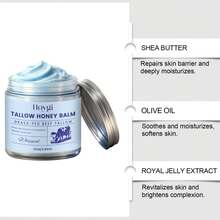 113克牛油蜂蜜保湿霜，滋润滋养，防止干燥脱皮，可用作妆前乳，日常护肤霜 - 3.99盎司 - 牛脂蜂蜜霜 - 查看 2