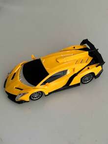 1pc 1:16 Scale Remote Control Racing Car Toy With LED Lights - Battery Powered Plastic RC Car, Suitable For 3-6 Years Old Children, Weather-Resistant, Button Control - High-Speed Drifting Electric Toy Car Set, Can Be Used As Birthday And Holiday Gift With Lights And Controller - Multicolor - View 8