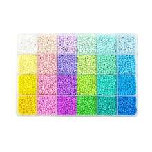 Bộ dụng cụ tự làm trang sức gồm 9700 hạt cườm thủy tinh nhiều màu, 39 màu, lý tưởng để làm vòng tay tình bạn, có 3 kiểu (A/B/C) - Hạt gạo 39 màu - Xem 13