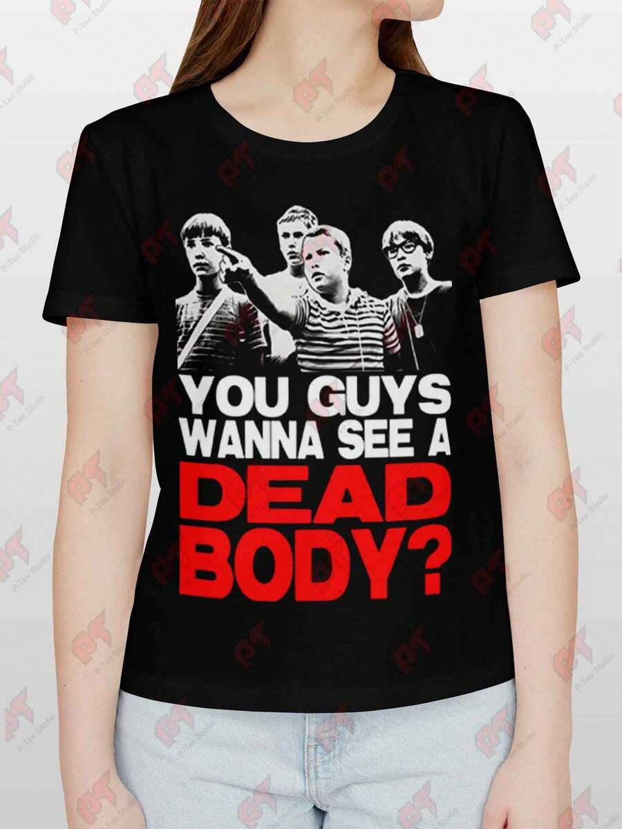 Stand By Me Coming Of Age Movie T-Shirt - Black - View 1