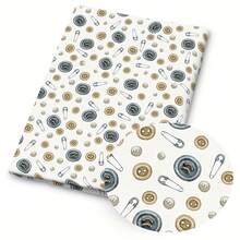 1pc Sewing Quilting Fabric - 59 X 19.68 Inches (150 X 50 Cm) Pre-Cut Polyester Fabric With Vintage Sewing Pattern Patterns - Suitable For DIY Sewing, Scrapbooking, Tablecloths And Crafts - Sewing - View 5