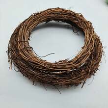 1 pieza Guirnalda de ratán natural DIY, adecuada para decoración de San Valentín, Pascua, Halloween, boda, fiesta festiva, guirnalda de primavera, decoración navideña, decoración del hogar, decoración de pared, decoración de jardín, decoración exterior, decoración de boda, Año Nuevo, Festival de Primavera, Día del Trabajo, Halloween, Navidad, Pascua - Multicolor - Ver 17
