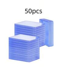 25/50pcs PVC Hard Plastic Transparent Card Sleeves, Card Game Collectible Card Protector Sleeves, Collection Card Holder, Scratch-Resistant, Fold-Resistant, Dust-Proof - Multicolor - View 9
