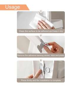 1个带可调节手柄的硅胶马桶座增高器，加宽马桶座增高器，非接触式马桶座高度调节器，粘性浴室配件，易握防滑开环器 - A - 查看 9