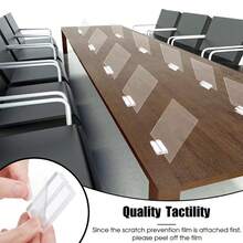 1pc Transparent Acrylic Card Slot Base Desktop Stand, Wedding Sign Board Frame Slanted Base Holder - Acrylic Base - View 2