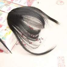 一款固定式刘海发夹，适用于街头、学校用品、发饰、接发、头部饰品、发卡 - 黑色 - 查看 6