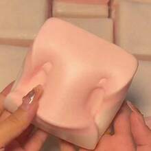 1个慢回弹双面草莓麻糬捏捏乐玩具 - 柔软有嚼劲，甜美口味，解压玩具，圣诞礼物，派对小礼品 - 彩色 - 查看 4