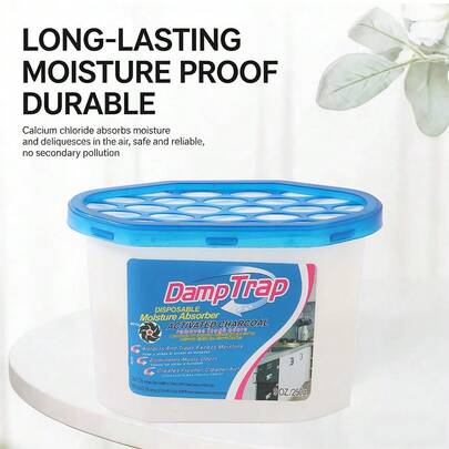 Closet Dehumidifier Box, 2 Packs, Scented Moisture Absorber Suitable For Wardrobes, Bathrooms, And Shoe Cabinets, Keeps Dry And Odor-Free