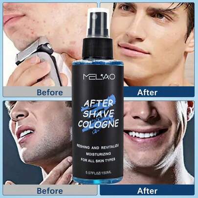 MELAO Men's After Shave, 5.07 Fl Oz - Refreshing Revitalizing After Shave Balm, Moisturizing Facial Care, Suitable For All Skin Types, Soothing Fragrance