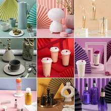 4片/套哑光PVC纯色背景板，适用于拍摄小型产品、化妆品、食品和人像摄影 - 查看 10