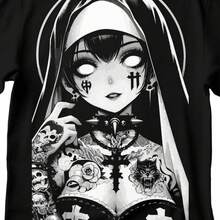 Women T-Shirts - Black - View 8