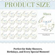 It Is A Boy Blue Baby Shower Sticker, Thank You Sticker, 2 Inch Cute Blue Outfit Round Adhesive Label Decal Suitable For Boy Birthday Party Decoration - Blue - View 9