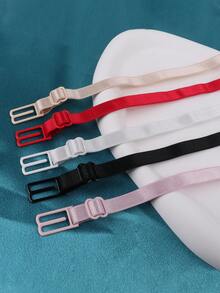 3pcs Non-Slip Bra Strap Clips, Adjustable Strap Width - Multicolor - View 2