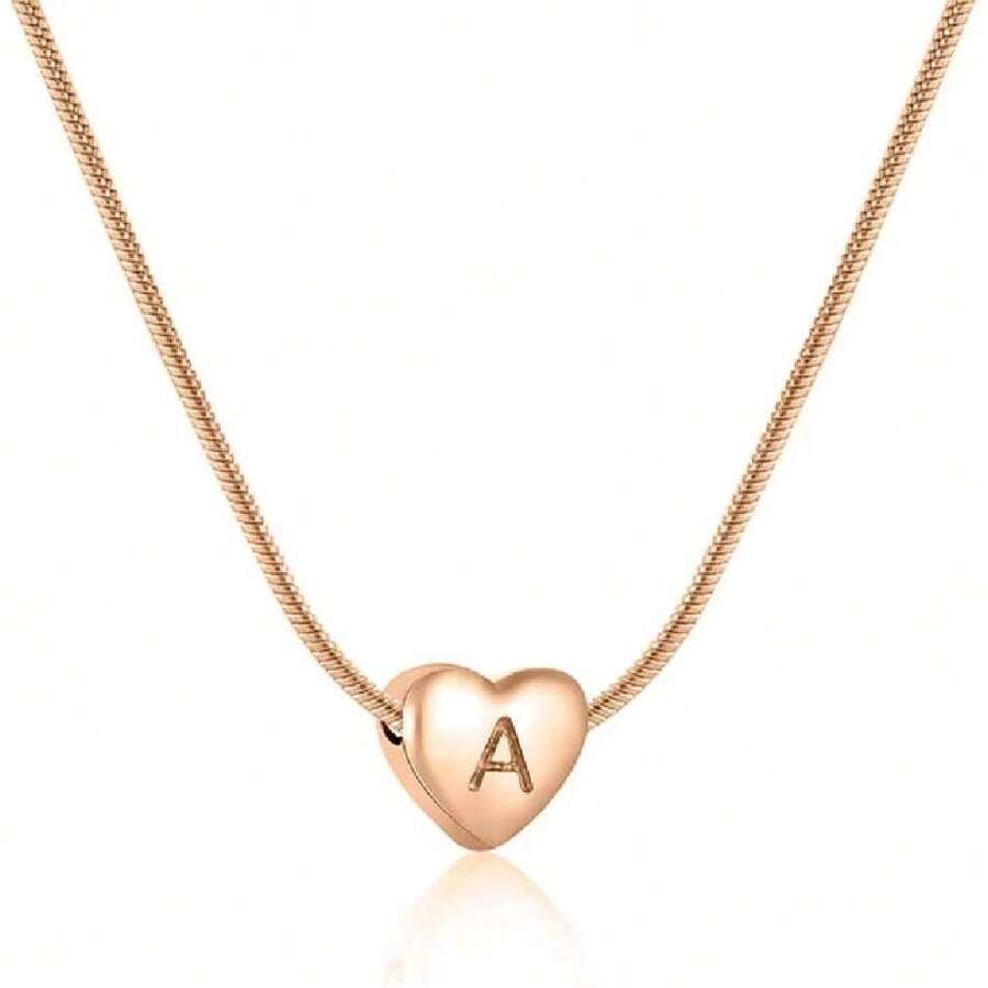 ® Women's Necklaces, Stainless Steel Initial Necklace For Everyday Wear. Durable And Elegant Women's Chains. Ideal Gifts And Jewelry For Women For Birthdays And Weddings. Jewelry, Gift, 42562952 - 薄荷色 - 查看 1
