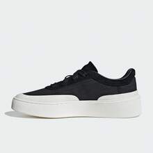 Adidas Originals Women's Low-Top Thick Sole Casual Commuting Student Lace-Up Durable Sneakers KJ4572, Spring/Summer - Black and White - View 4