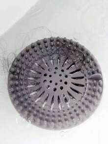 1pc Kitchen Sink Drain Filter, Bathroom Basin Hair Catcher, Suction Cup Drain Cover - Multicolor - View 9
