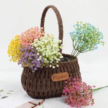 30/60pcs Artificial Starry Sky Flowers With Stems - Handmade Textured Artificial Flower Bouquet, Suitable For Home, Outdoor, Garden Decor, Wedding, Party, Birthday Decoration, Floral Arrangement, Wedding Flowers - Multicolor - View 6