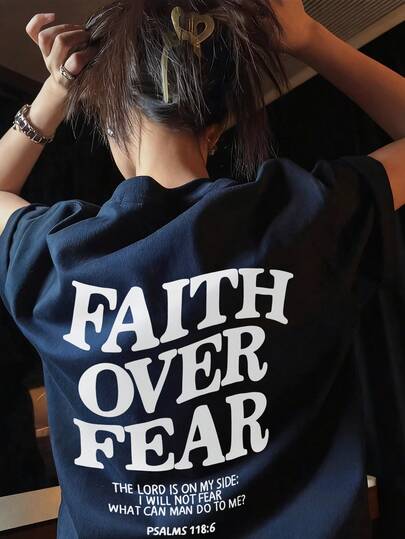 Women's Summer New Letter Printed Round-Neck Short-Sleeve T-Shirt, Casual Loose Versatile Top, Stylish Daily Wear