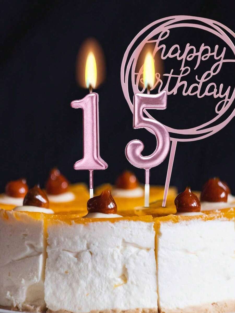 0-9数字蜡烛，创意蜡烛，粉色数字蜡烛，适用于生日派对、生日蛋糕、许愿蜡烛、蛋糕装饰，也适用于生日、周年纪念、性别揭晓派对、单身派对、毕业典礼等场合 - 公主主题，无羽毛，多用途庆典蜡烛，无需用电