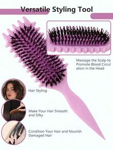 2026 Professional Curling Brush, Create Perfect Curls, Waves And Spirals, Anti-Frizz, Smooth And Easy To Style, Salon-Grade Styling - Multicolor - View 7