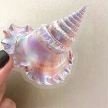 50张彩色贝壳PET创意涂鸦贴纸DIY手账手机壳电脑手机壳防水礼品 - 彩色 - 查看 4