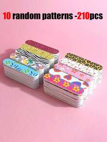 50 chiếc dũa móng tay mini cầm tay bền chắc hai mặt, thích hợp cho móng tay thật và móng tay giả, thiết kế nhỏ gọn nhiều màu sắc để làm móng tay và móng chân - Nhiều màu - Xem 33