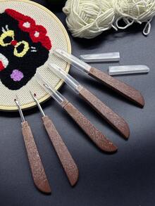 1pc/5pcs Bottle Shaped Seam Ripper, No Logo Version - Sewing & Knitting Unpicker, Cutting Tool, Cross Stitch, DIY Trimming Tool, Household Sewing Supplies - Cola-shaped Grommets (no Logo Version) - View 1