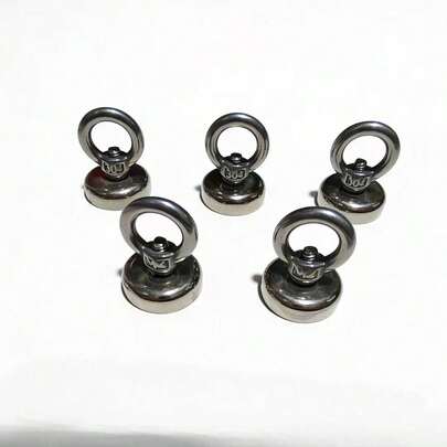 Bộ 1/2/3 nam châm câu cá bằng thép không gỉ Neodymium, dụng cụ thu hồi từ tính mạnh mẽ dùng để tìm kho báu dưới sông, trục vớt dưới nước, cứu hộ hàng hải - Không cần điện.