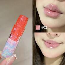 HER ORANGE HERORANGE 全息星光润唇膏，细闪，持久保湿，不粘腻，淡化唇纹，防止干燥，唇部护理化妆品，节日礼物 - 多色 - 查看 14