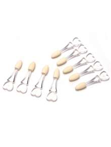 1/5/10pcs Crystal Clear Single-Head Sponge Eyeshadow Brush, Mini Sponge Makeup Brush, Eyeshadow Applicator Makeup Tools - Multicolor - View 3