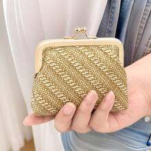 Retro Convenient Small Bag, Lipstick Bag, Cosmetic Bag, Jewelry Bag - Multicolor - View 3