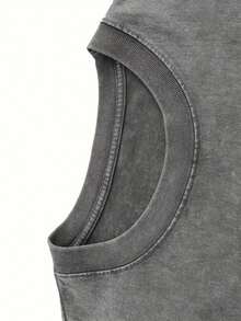 Disney Authorized | Retro Minnie Mouse Mommy T-Shirt -100% Cotton Washed Unisex Short Sleeve Casual Shirt-Machine Washable-Perfect Summer Birthday Gift For Fans-Daily Comfort-Classic Print Durable. - 灰色 - 查看 3