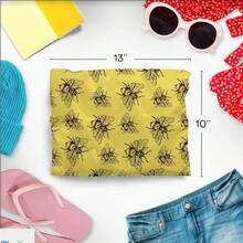 Package Mint Bees Poly Mailers 10x13 100 Pack Size 4 Shipping Bags w/Self Seal Adhesive Strip Honey Bee Gift - Bee Mailer Envelopes Mailers with Bees Shipping Bags for Small Business - Abejas - Ver 2