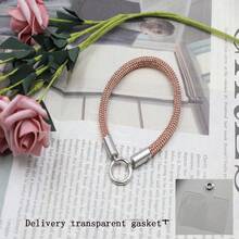 1条奢华水钻链条挂绳，时尚加厚手机挂绳，防丢钥匙扣配件 - 彩色 - 查看 7