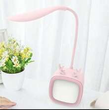 Cartoon Animal Design LED Night Light For Kids' Room, Rechargeable Table Lamp, Eye Protection Study Lamp, Bedroom Night Light, Student Reading Lamp - white light - View 4